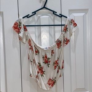 Off the Shoulder Floral Top